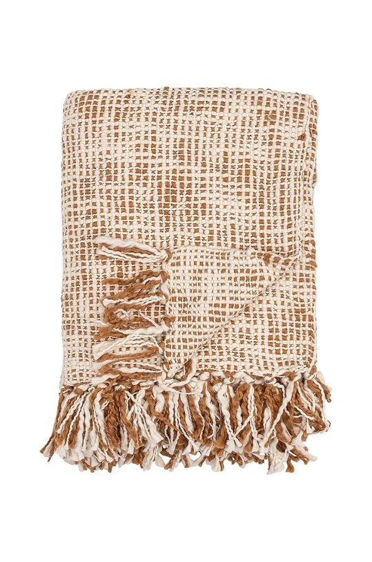 Bloomingville cuvertură de pat din bumbac maro 82057366