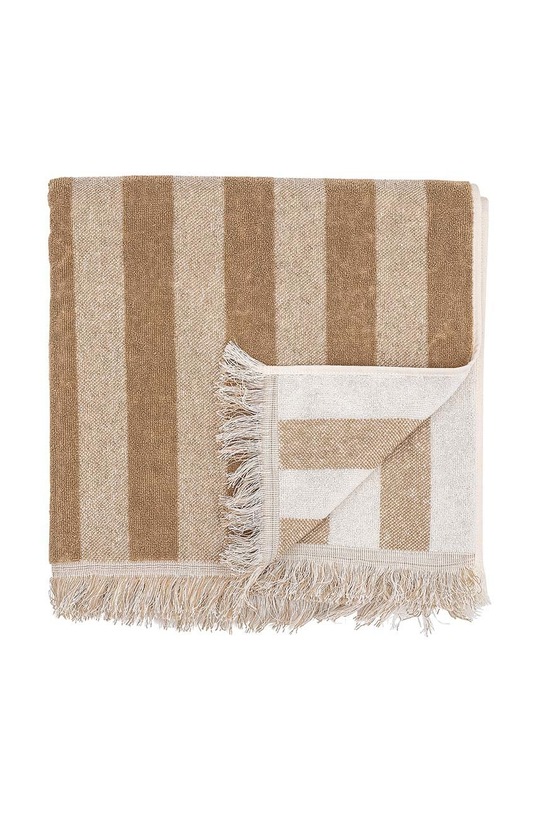 Bloomingville ręcznik bawełniany Elaia brązowy 82055266