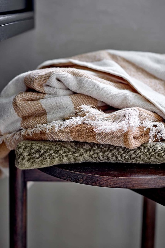 Bloomingville ręcznik bawełniany Elaia 82055266 brązowy