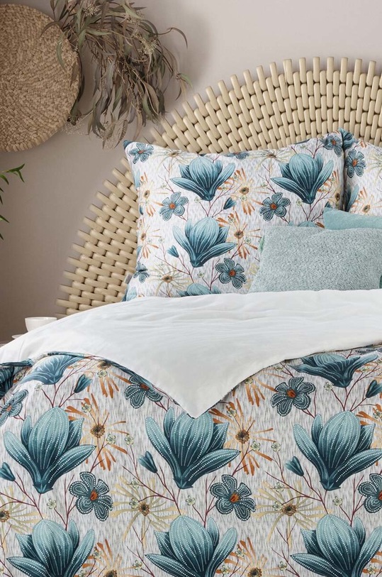 Dnevna soba in spalnica Komplet bombažne posteljnine Terra Collection Montenegro 160x200/70x80 cm 405999 pisana