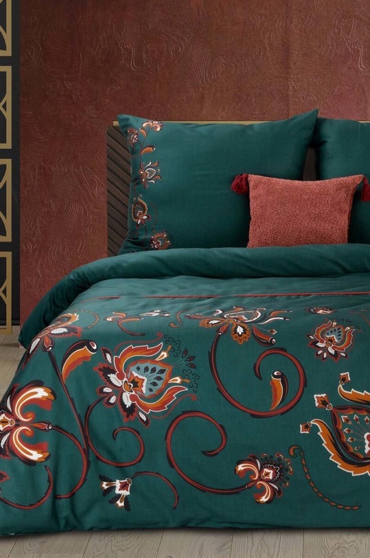 Dnevna soba in spalnica Komplet bombažne posteljnine Terra Collection Marocco 220x200/70x80 cm 405970 pisana
