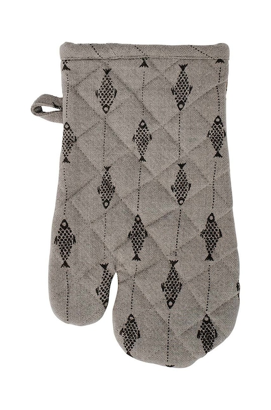 Madam Stoltz rękawica kuchenna bawełniana szary MAX.PR007