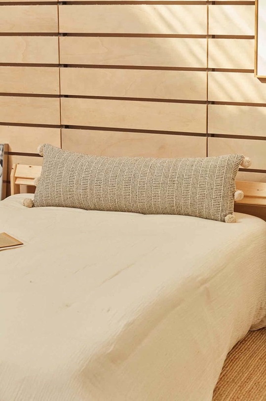 Salon i sypialnia Calma House poszewka na poduszkę Luanka 35 x 110 cm. LUANKA.110.VER zielony