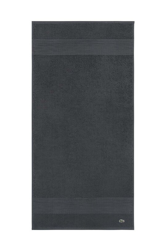 Lacoste średni ręcznik bawełniany 100 x 150 cm szary 1007064