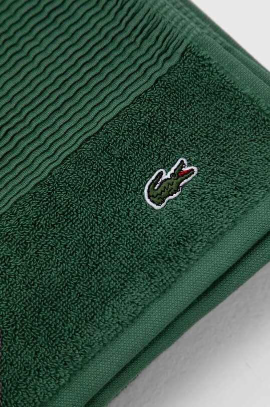 Łazienka Lacoste duży ręcznik bawełniany 100 x 150 cm 972179 zielony