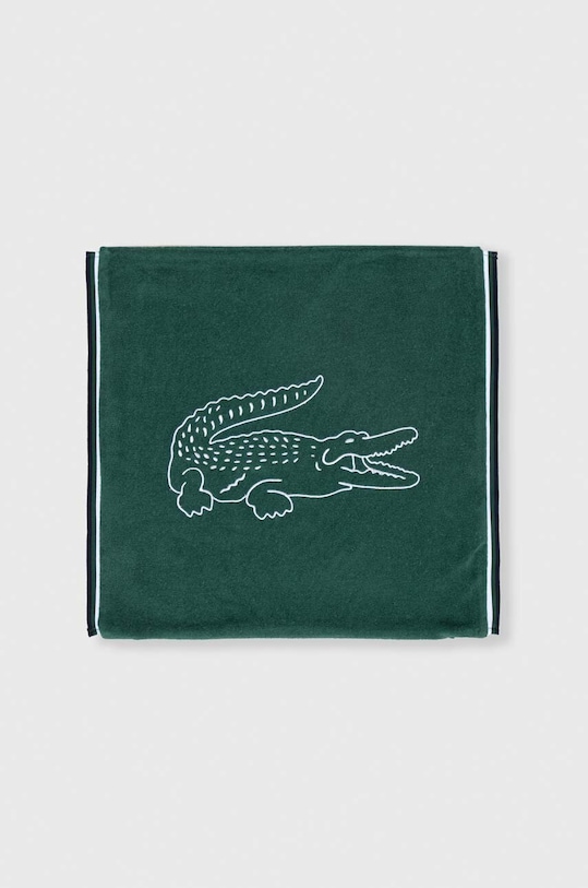 Lacoste poszewka na poduszkę bawełniana zielony 980520