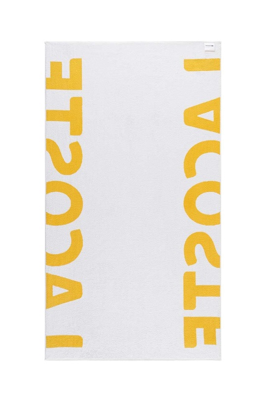 Lacoste ręcznik plażowy 1009658 żółty AA00