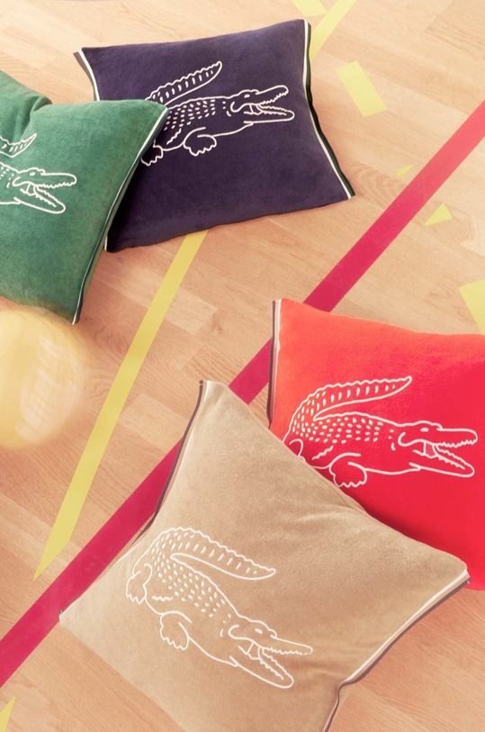 Lacoste poszewka na poduszkę 1008822 beżowy