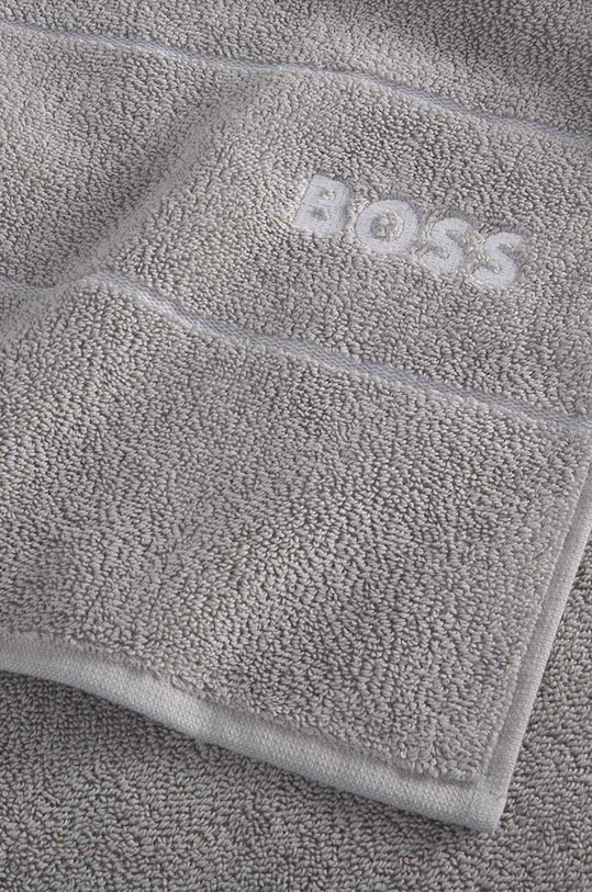 BOSS prosop mic de bumbac 50 x 100 cm gri 1011433.