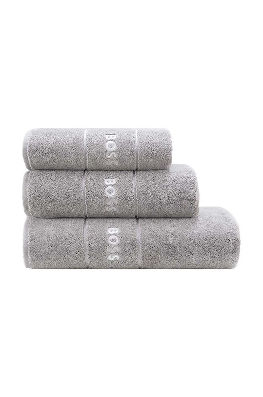 BOSS średni ręcznik bawełniany 70 x 140 cm 1011434 szary AA00
