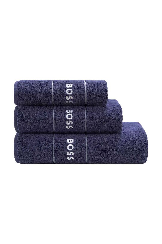 BOSS prosop mic de bumbac 40 x 60 cm 1011471 bleumarin AA00