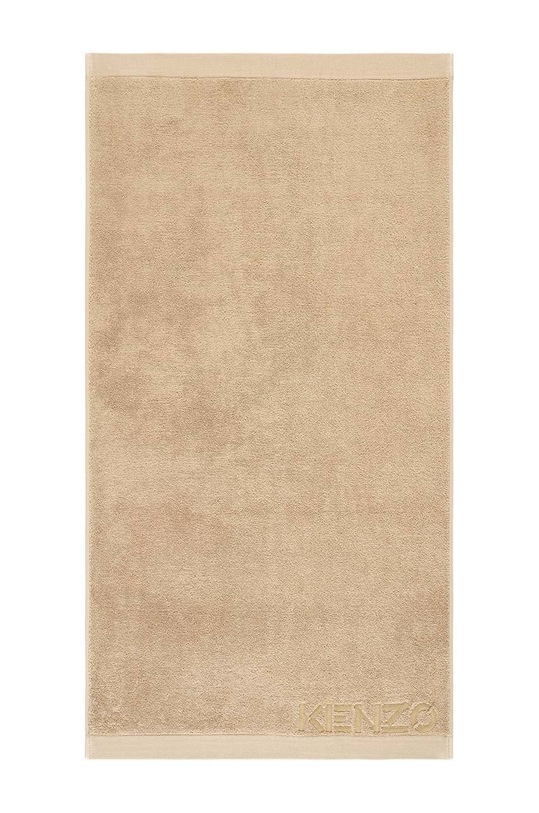 Kenzo duży ręcznik bawełniany 90 x 150 cm beżowy 1003113