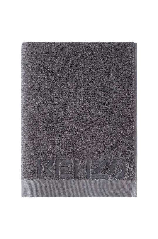 Kenzo ręcznik bawełniany szary 899621