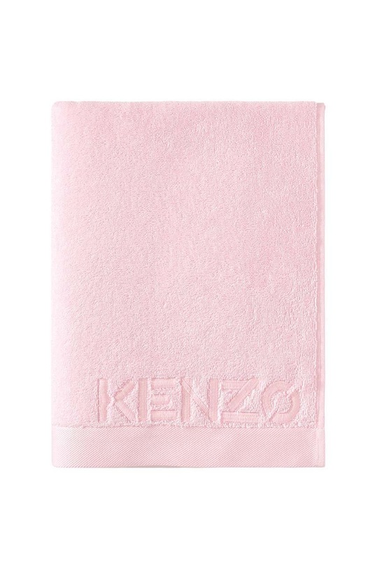 Kenzo ręcznik bawełniany różowy 918234