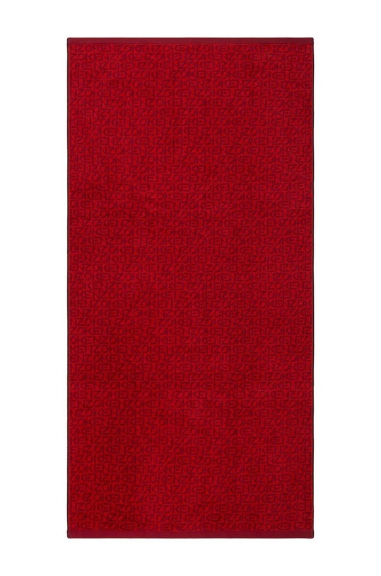 Kenzo duży ręcznik bawełniany 90 x 150 cm czerwony 1007244