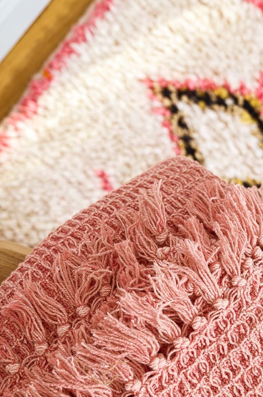 Obývacia izba a spálňa Pléd Magma Waffle 50740.087 oranžová