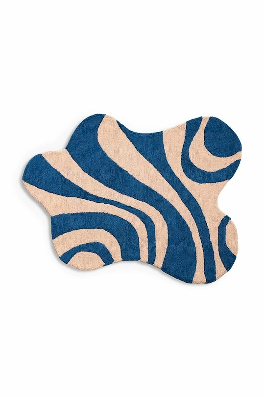 &k amsterdam tappeto da bagno Liquid Blue blu 1467.02
