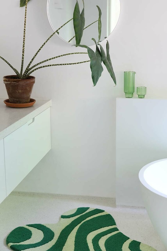 &k amsterdam dywanik Liquid Green 1467.03 zielony AA00