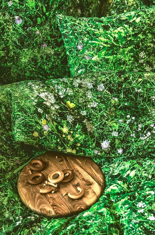 Foonka komplet pościeli bawełnianej Alpejska Łąka 200x200 / 70x80 cm 200x200.70x80.AM