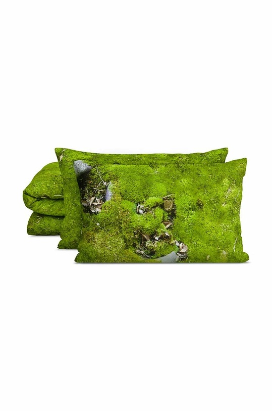 Foonka komplet pościeli bawełnianej Mech 200x200 / 70x80 cm 200x200.70x80.M zielony AA00
