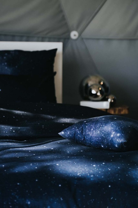 Komplet posteljine Foonka Niebo Północne 140x200 / 70x80 cm 140x200.70x80.NS