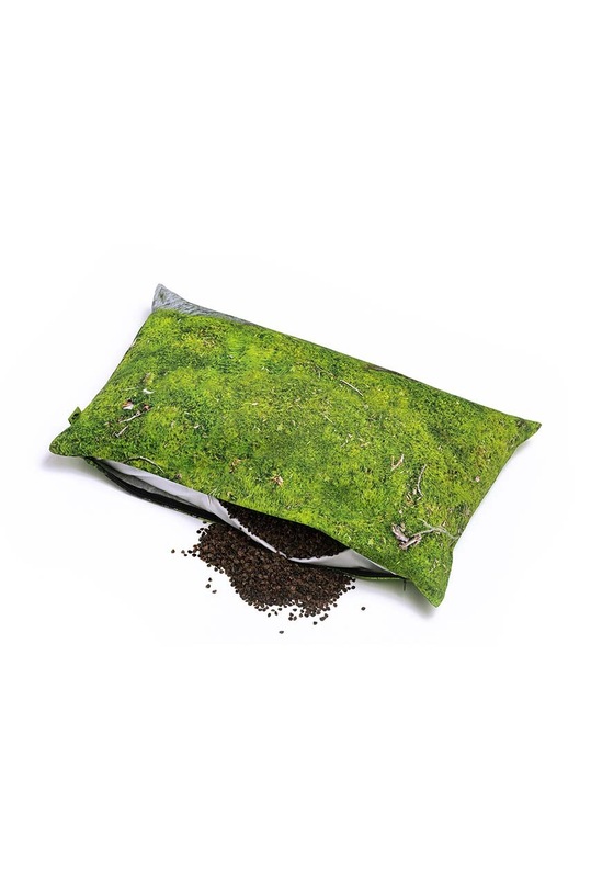 Възглавница с пълнеж от люспи от елда Foonka Mech 50x30 cm зелен PG.50.M