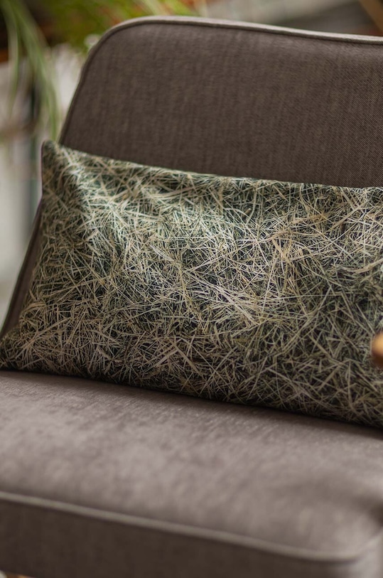 Foonka poduszka wypełniona łuską gryki Siano 50x30 cm PG.50.H szary