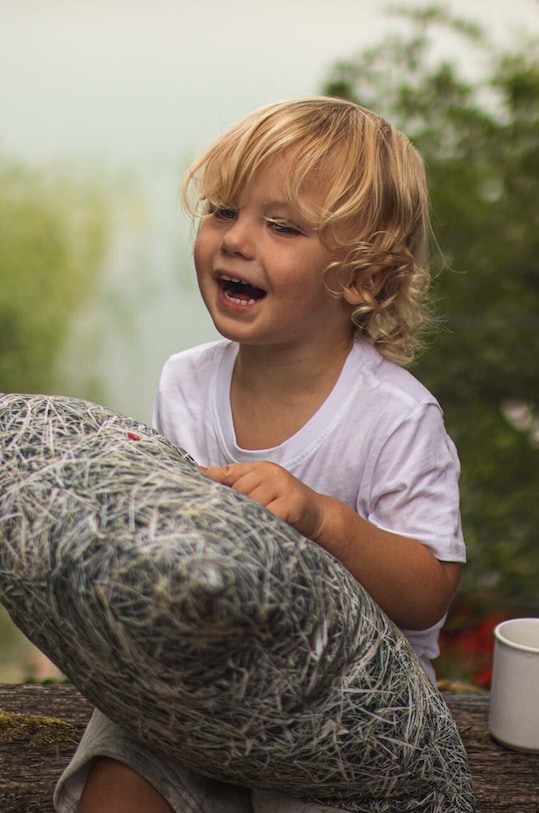 Foonka poduszka wypełniona łuską gryki Siano 50x30 cm PG.50.H