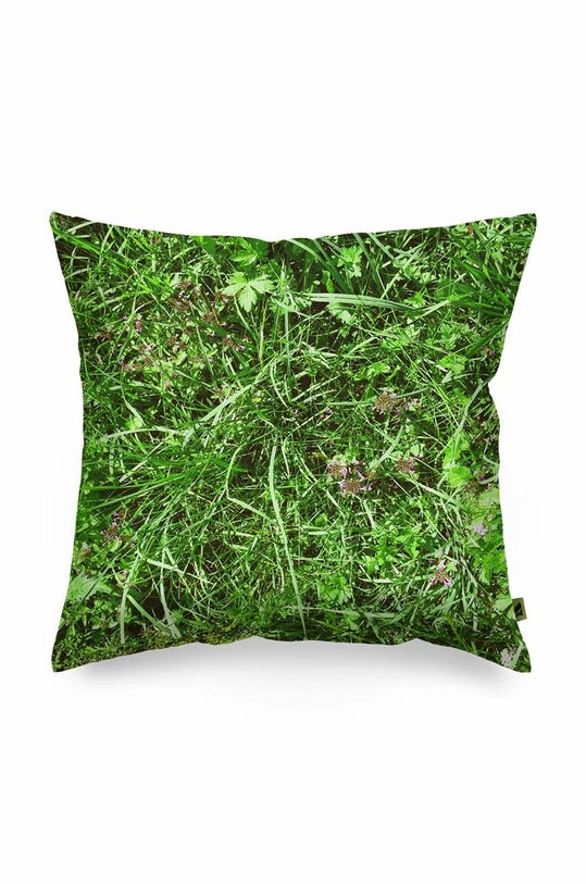Foonka cuscino riempito con buccia di grano saraceno Alpejska Łąka 40x40 cm PG.40.AM verde AA00