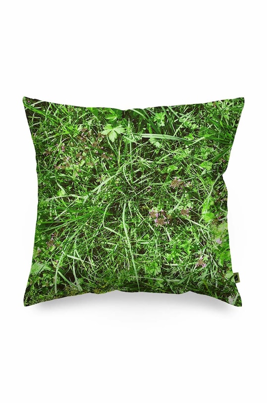 Foonka cuscino riempito con buccia di grano saraceno Alpejska Łąka 40x40 cm PG.40.AM verde AA00
