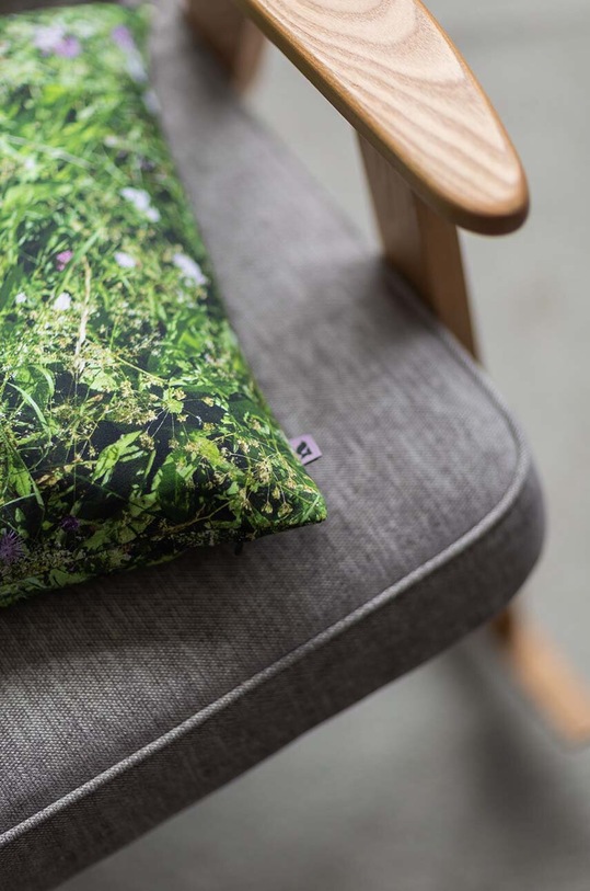 Salotto e camera Foonka cuscino riempito con buccia di grano saraceno Alpejska Łąka 40x40 cm PG.40.AM verde