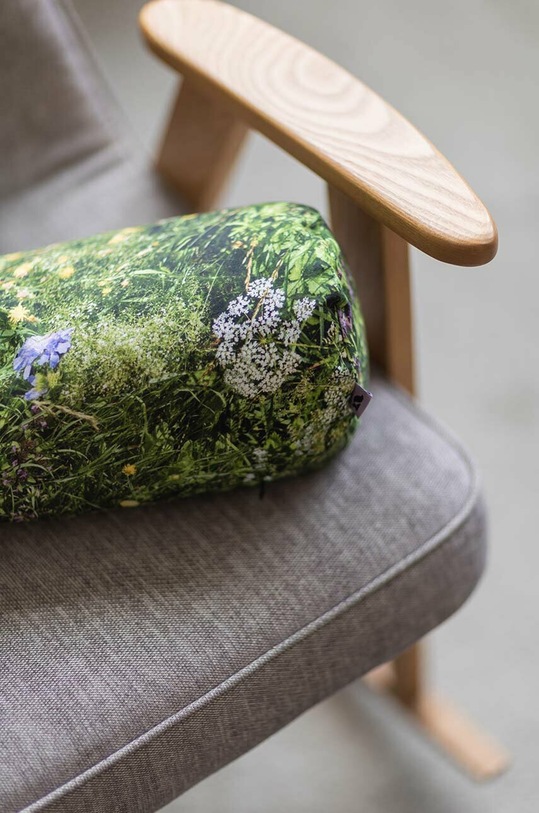 Valjak s ispunom od heljdinih ljuskica Foonka Alpejska Łąka 50x15 cm BG.50.AM zelena