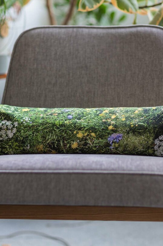 Валик із наповнювачем із гречаного лушпиння Foonka Alpejska Łąka 50x15 cm BG.50.AM