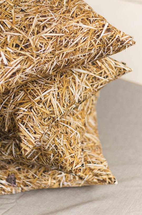 Salon i sypialnia Foonka poduszka ozdobna Słoma 40x40 cm C.40.S żółty