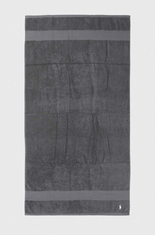Ralph Lauren duży ręcznik bawełniany Bath Towel Player szary 1007547