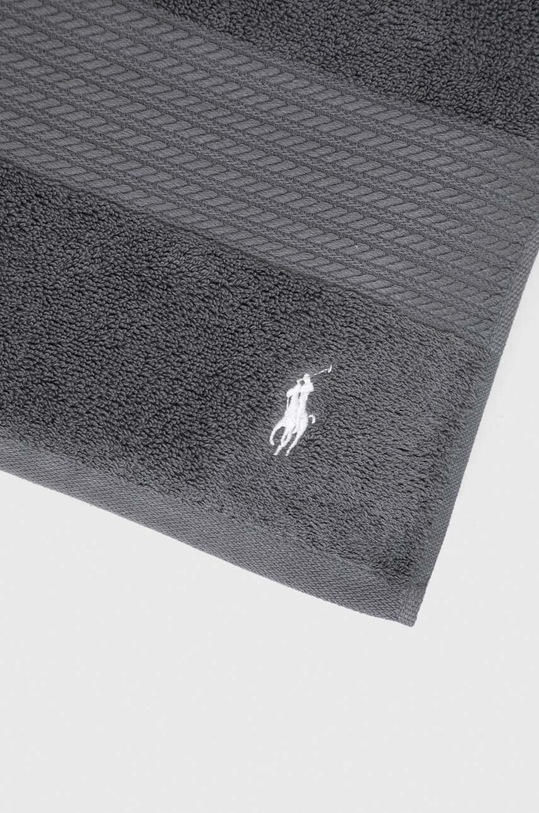 Ralph Lauren duży ręcznik bawełniany Bath Towel Player 1007547 szary AA00