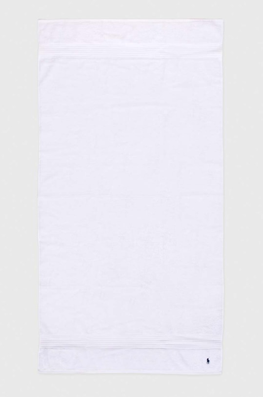 Ralph Lauren duży ręcznik bawełniany Bath Sheet Player 75 x 140 cm biały 838475