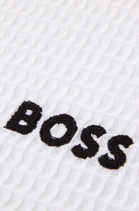 HUGO BOSS mały ręcznik bawełniany Waffle Handtowel 50 x 100 cm 1027751 biały AA00