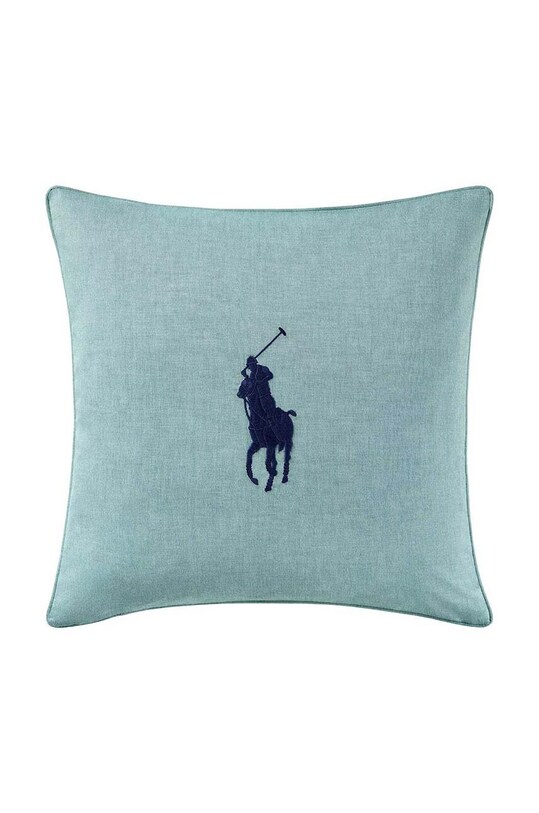 Bavlněný povlak na polštář Ralph Lauren Oxford tyrkysová 1010234.