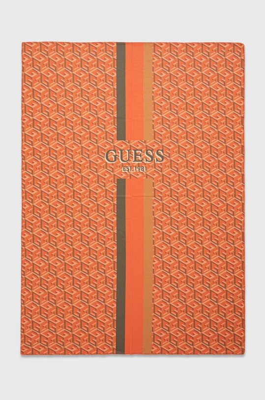 Guess koc 150 x 200 cm pomarańczowy XBGCBE.P3201