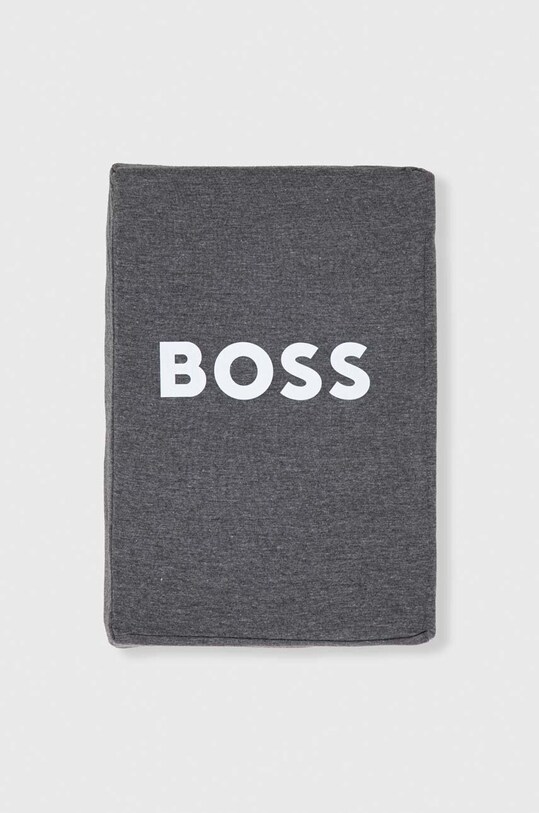 BOSS cearceaf de corp cu elastic 160 x 200 cm gri 958049