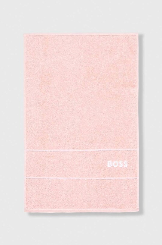 BOSS prosop mic de bumbac 40 x 60 cm roz 1011500