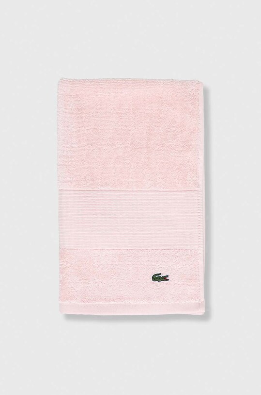 Lacoste ręcznik bawełniany 40 x 60 cm 972194 różowy AA00