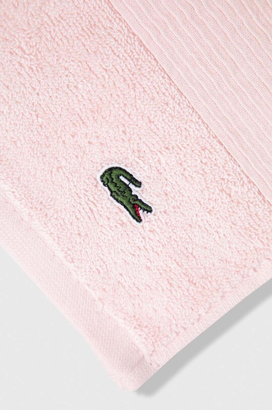 Łazienka Lacoste ręcznik bawełniany 40 x 60 cm 972194 różowy