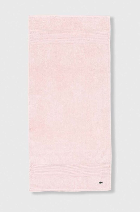 Lacoste ręcznik bawełniany 50 x 100 cm różowy 972195