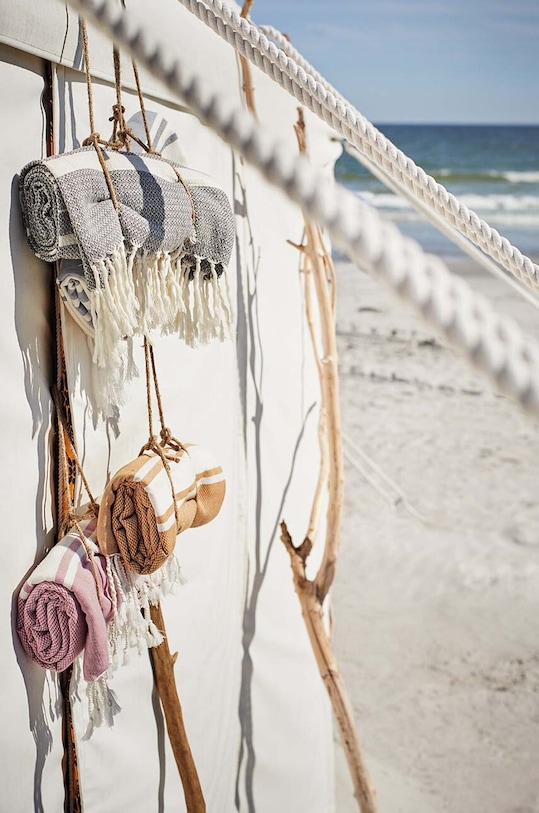 Koupelna Bavlněný ručník Madam Stoltz MAX20.FT002 oranžová