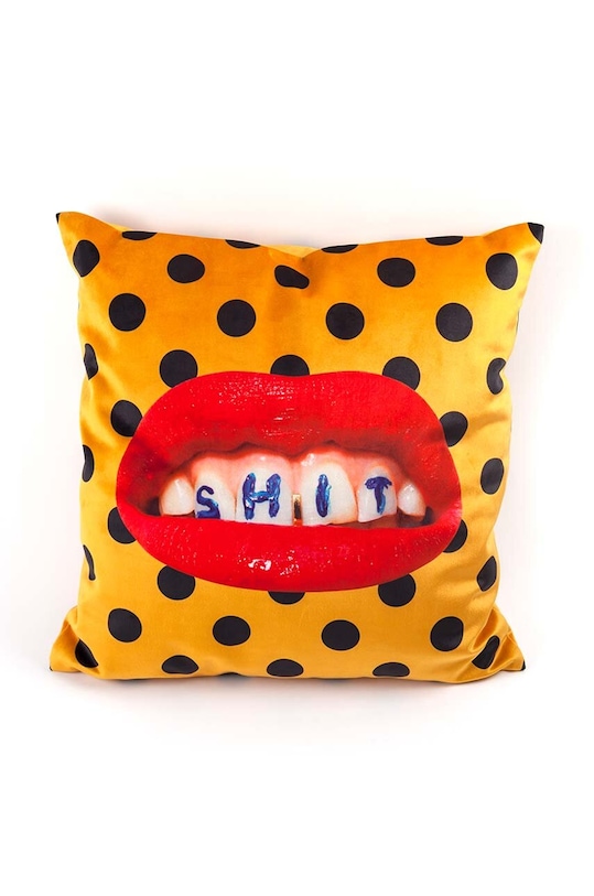 Dekorativní polštář Seletti Shit x Toiletpaper vícebarevná 02305