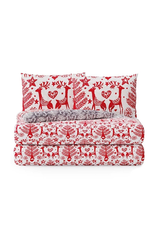 Komplet pamučne posteljine 200x220/80x80 cm bijela 4251838536599