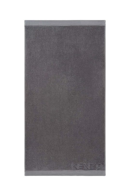 Kenzo duży ręcznik bawełniany Iconic Gris 92x150?cm szary 1033167