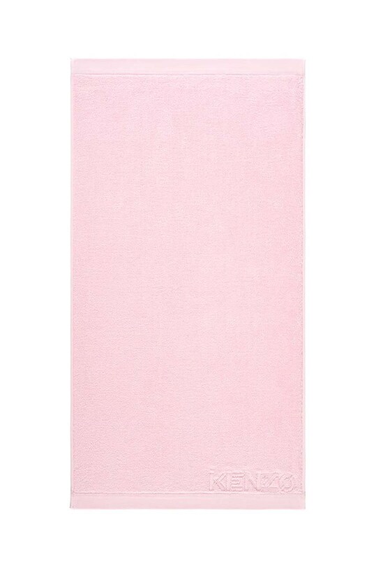 Kenzo mały ręcznik bawełniany Iconic Rose2 45x70 cm różowy 1033183.